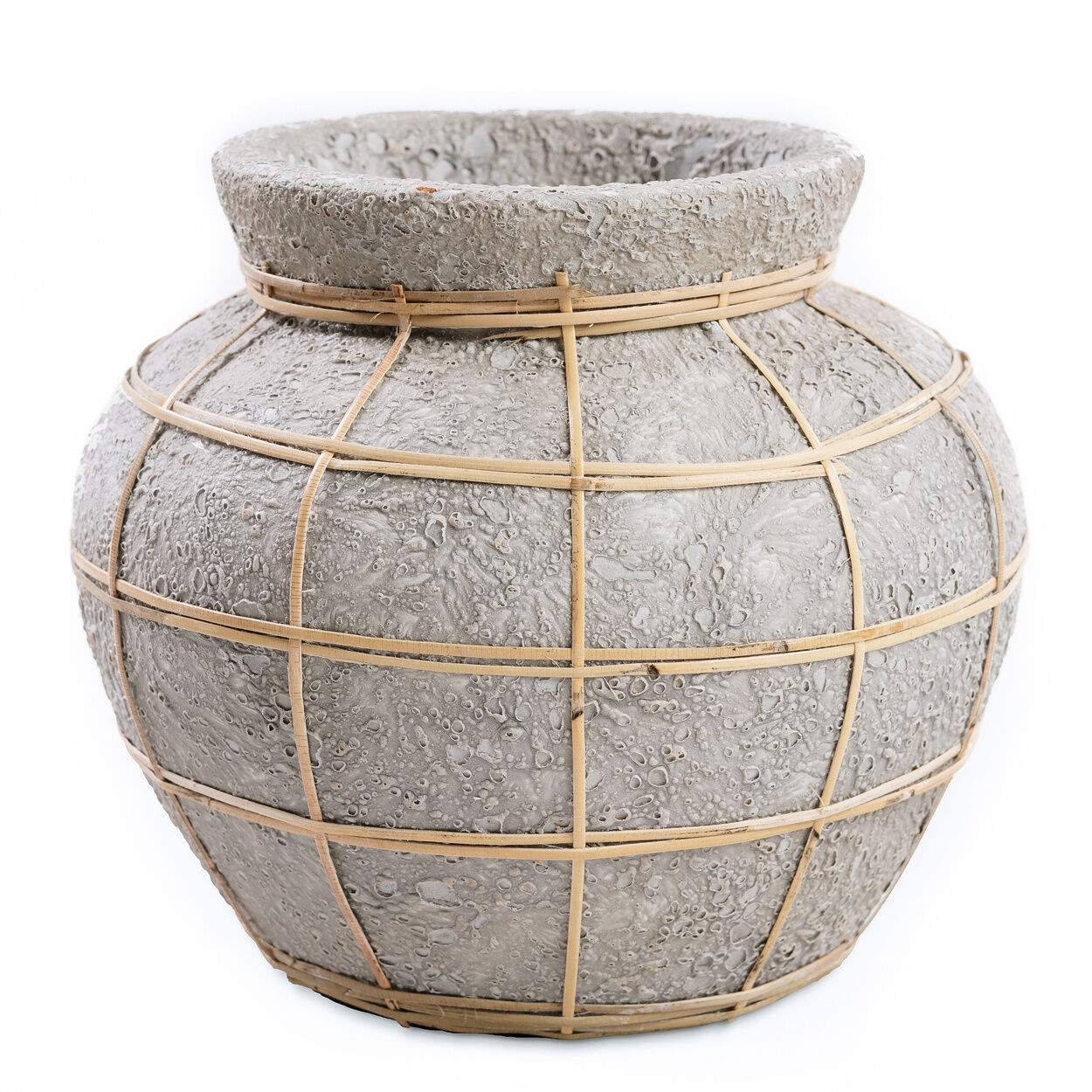 Belly Vase - Beton / Natur - M