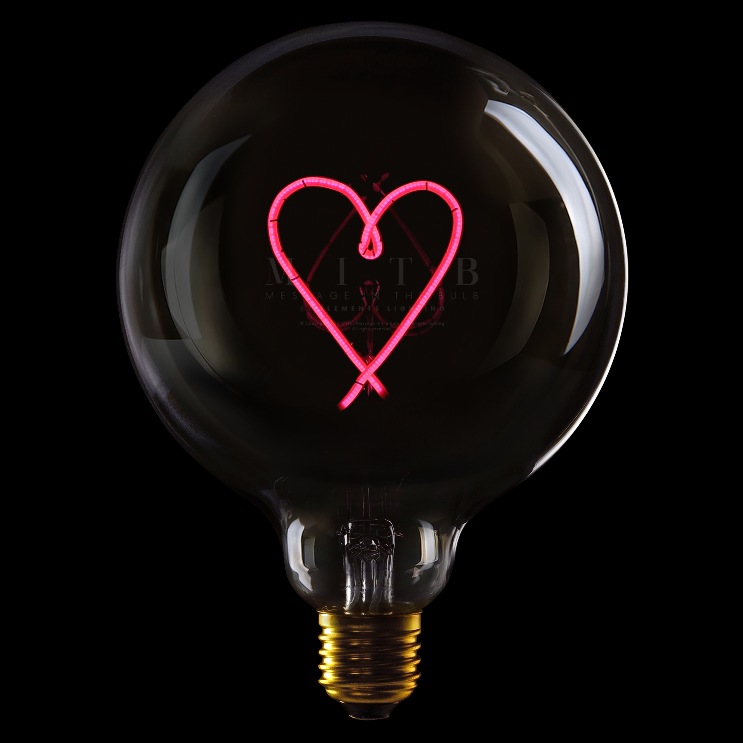 MITB LED Birne "Heart" - E27