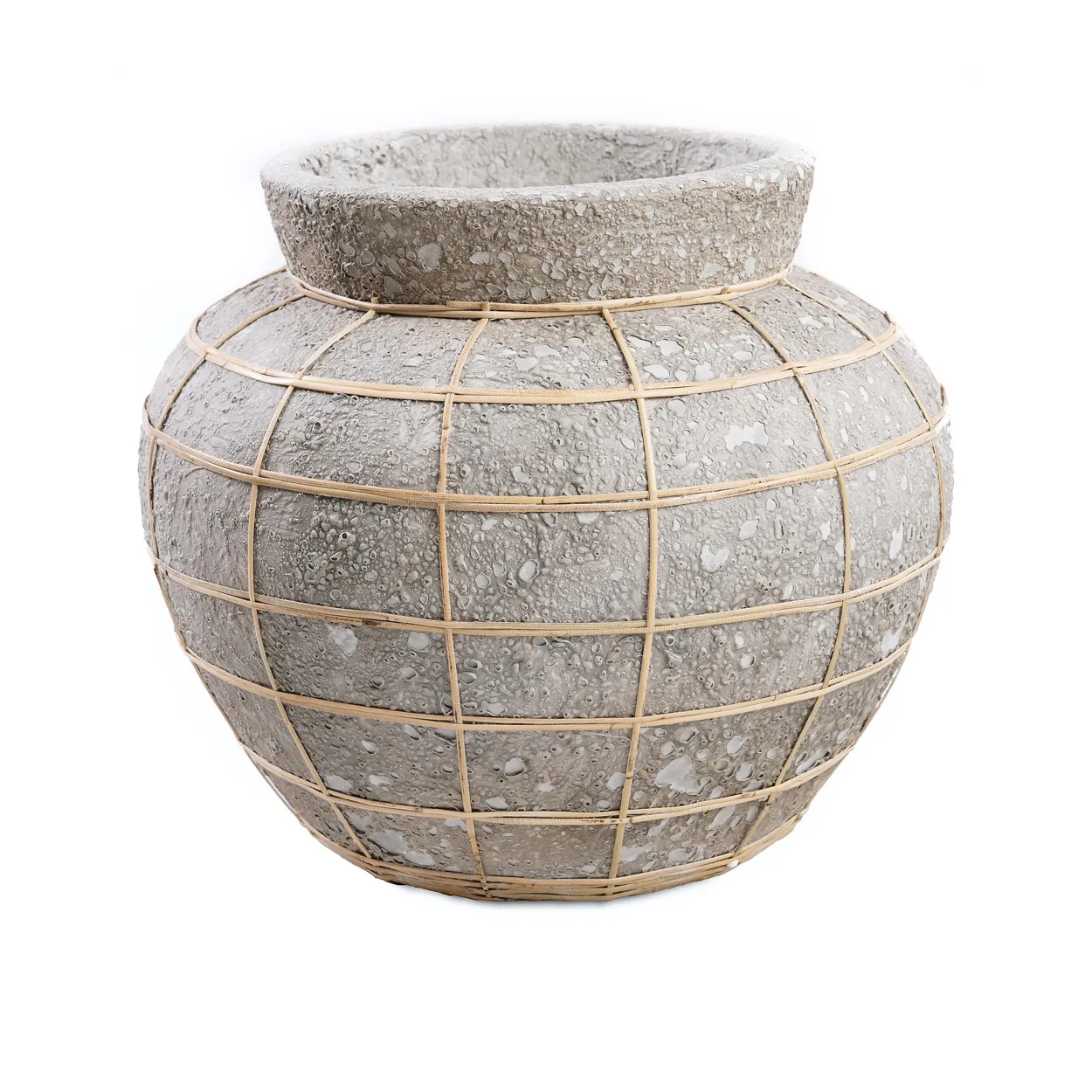 Belly Vase - Natur / Beton - L