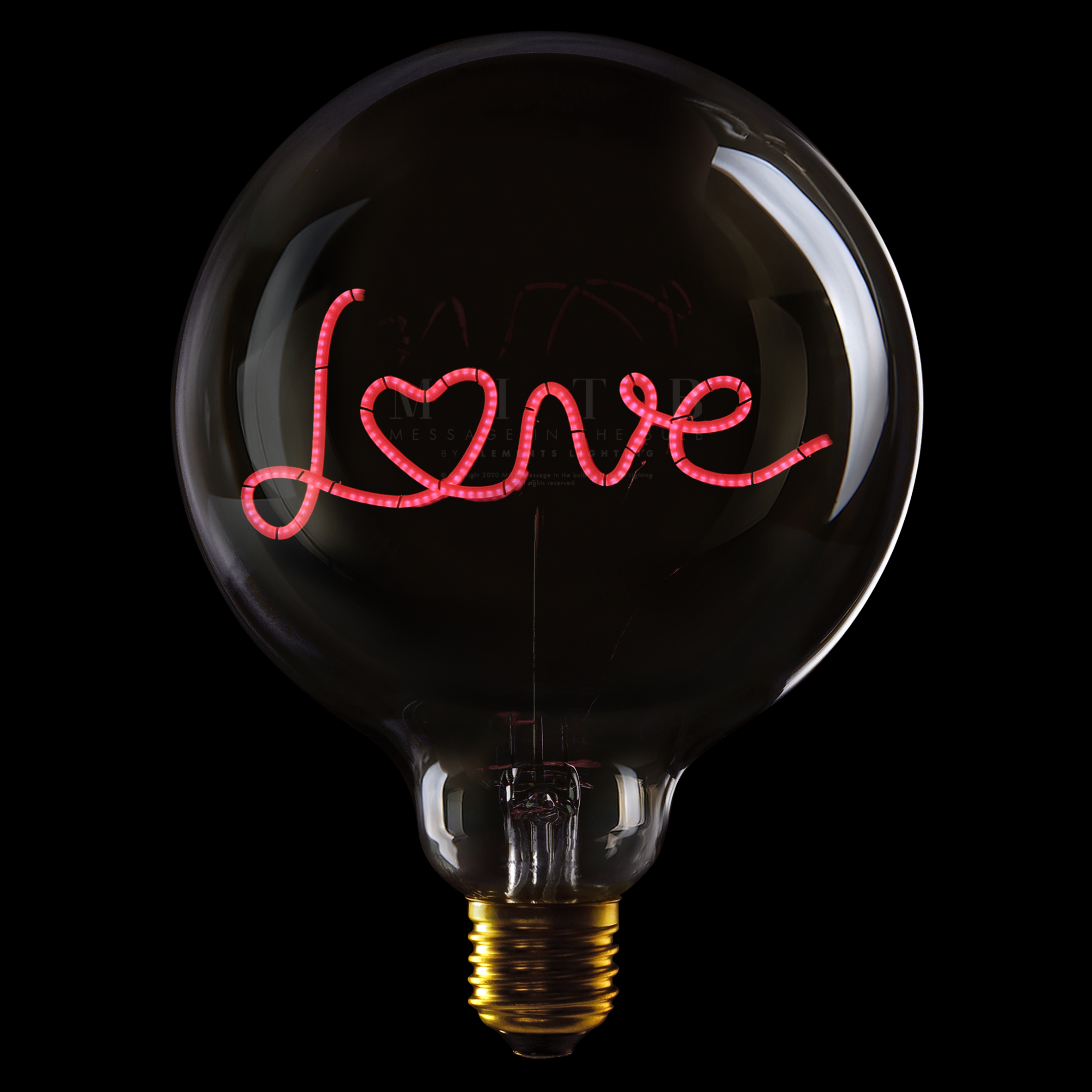 MITB LED Birne "Love" - E27