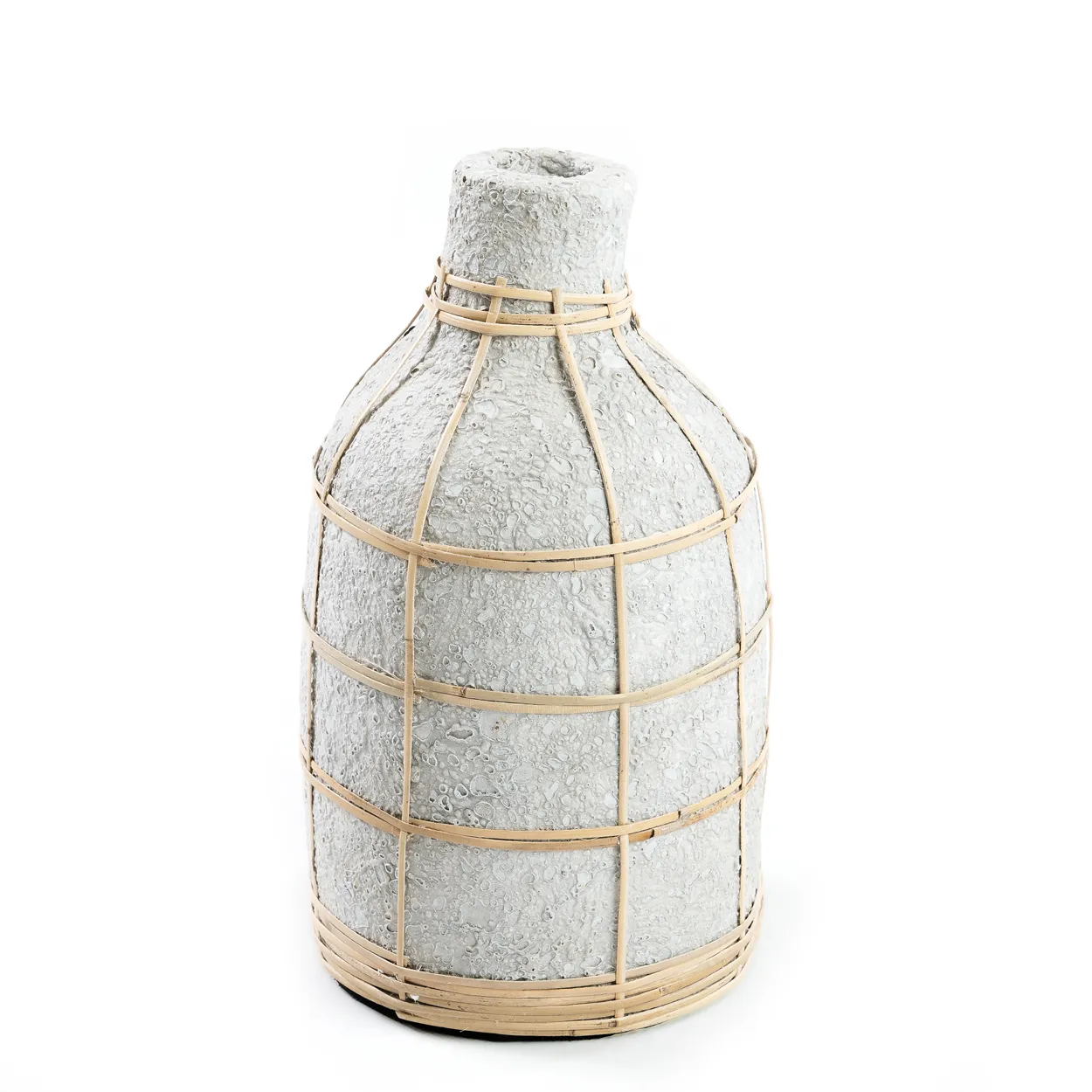 Whoopy Vase - Betongrau / Natur - L